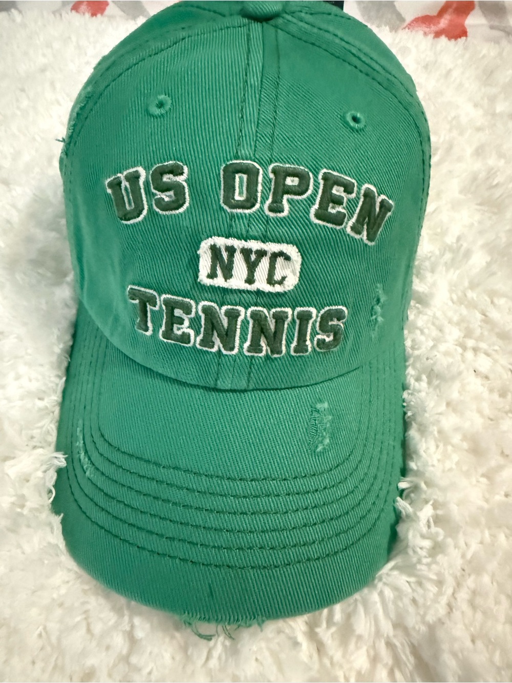 US Open US Open NYC Tennis Green & White Tennis Hat
